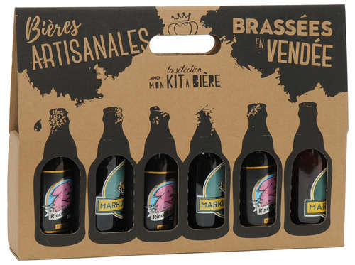 Coffret 6 bouteilles bières 33cl 