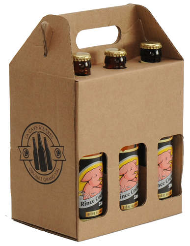 Valisette 6 bouteilles bière 33cl