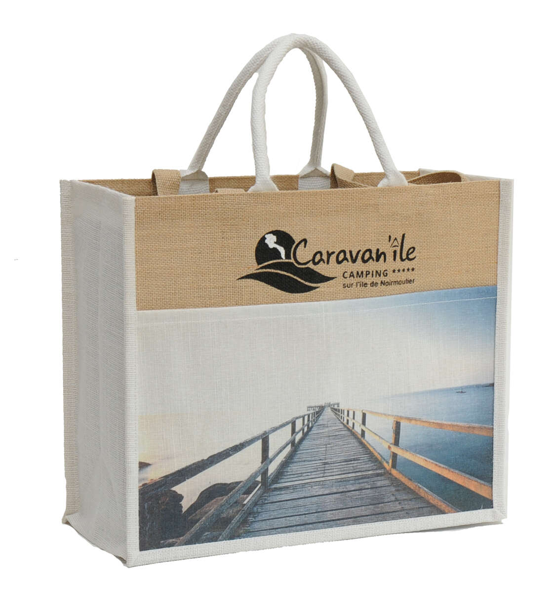 Sac en jute pour les campings