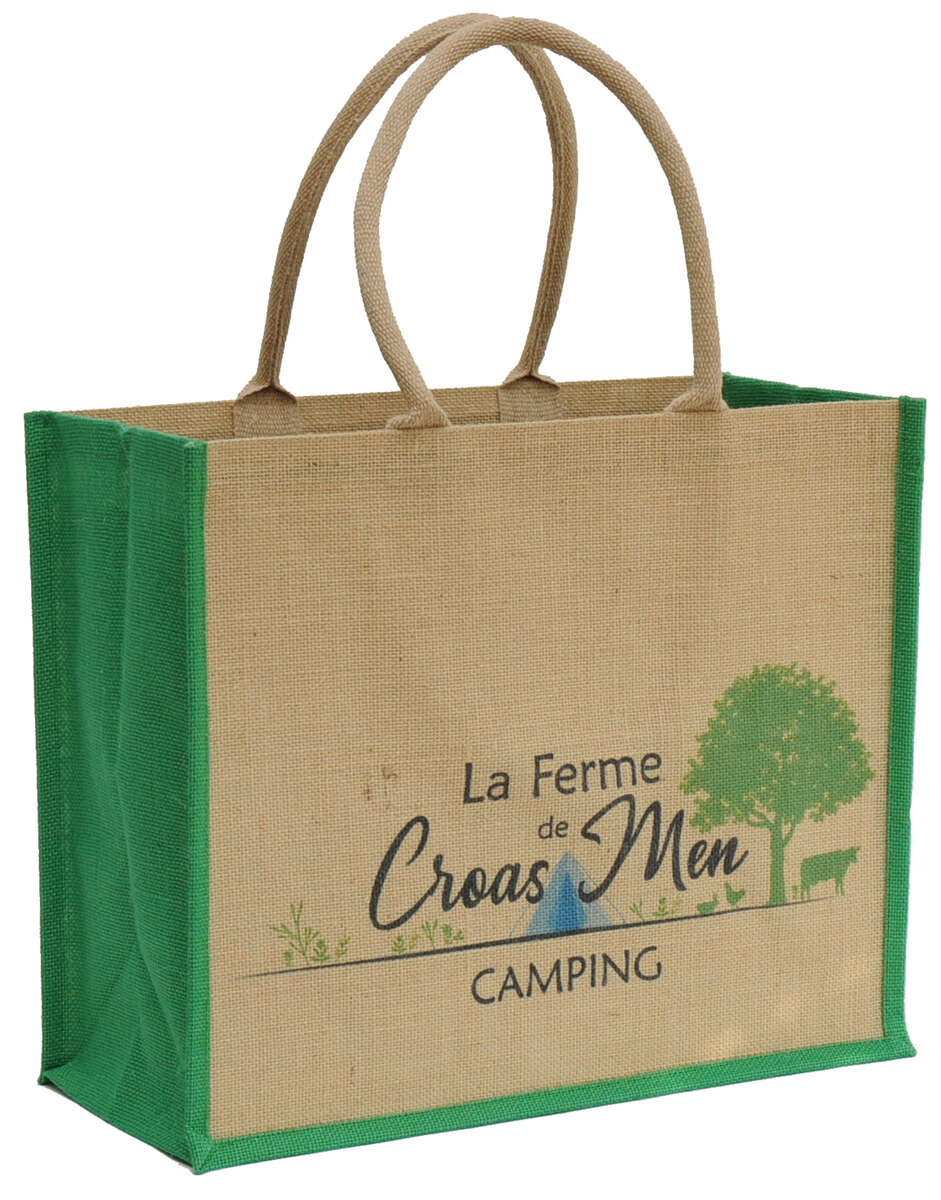 Sac en jute pour les campings