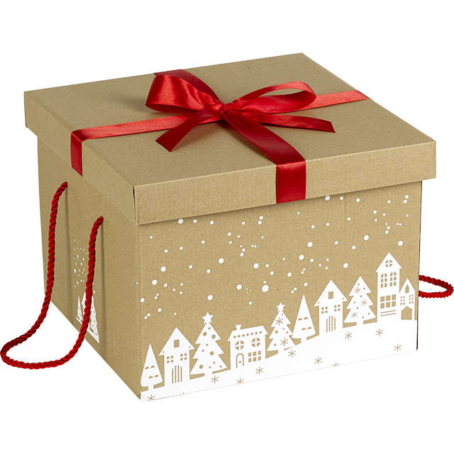 Boîte carton cadeaux Boites pour Panier Garni Noel