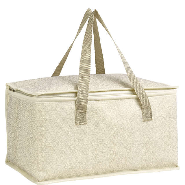Sac isotherme rectangle beige