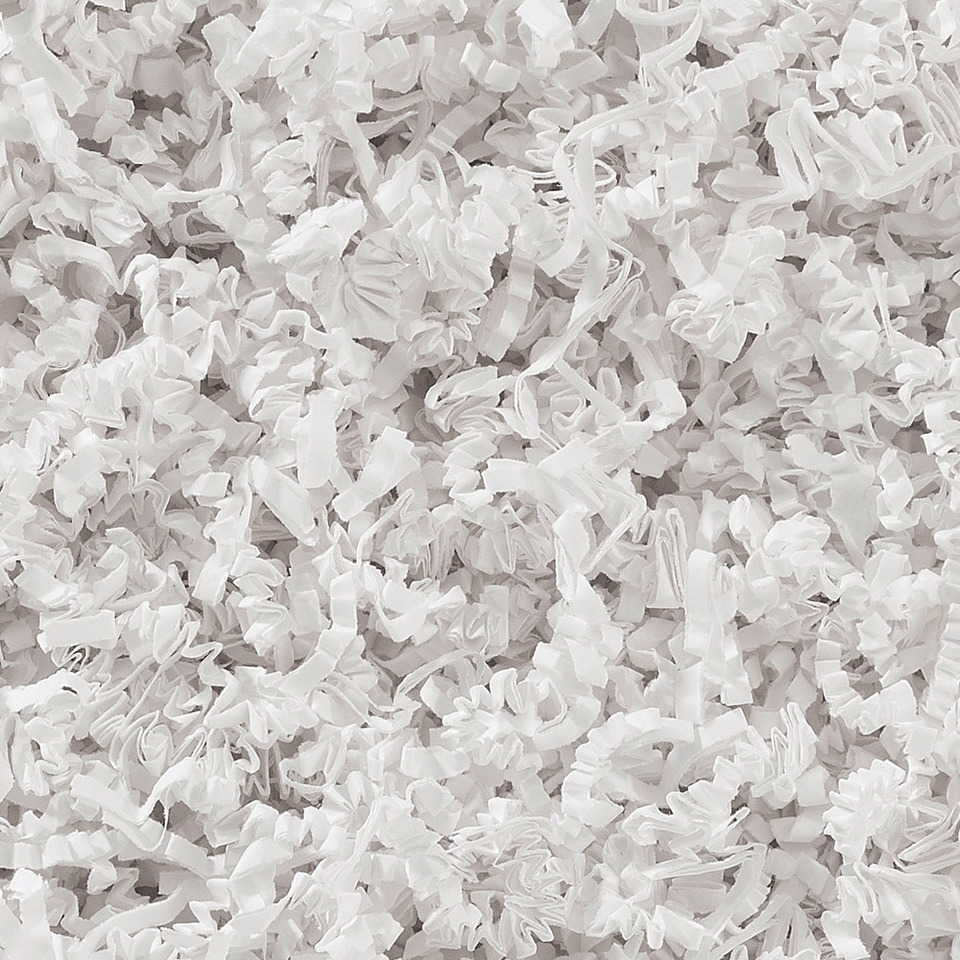 Frisure blanche de papier plissé par carton de 10kg - RETIF
