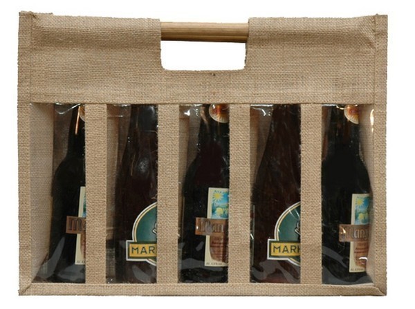 fête Noël Yorwd Lot de 12 sacs cadeau en toile de jute pour bouteille de vin avec cordes et étiquettes pour mariage vacances marron 