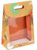 Pochette Cadeau Carton a fenetre "Orange Canyon" : Bouteilles
