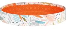 Corbeille ronde bords droits orange fraicheur  : Corbeilles & paniers