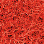 Frisure de papier kraft rouge : Accessoires emballages