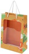 Sac Carton Rectangulaire "Orange a fenetre Canyon" : Nouveauts