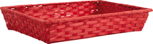 Corbeille Bambou rouge : Corbeilles & paniers