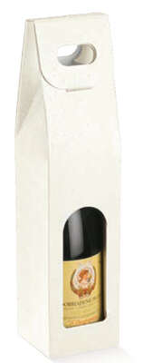 Image du produit Coffret carton 1 bouteille fenêtre + Motifs