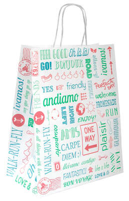 Image du produit Sac kraft motif FUN