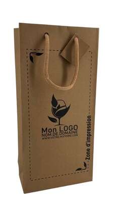 Image du produit LES SACS NATURELS Kraft Brun (personnalisation possible)