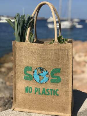 Image du produit SOS NO PLASTIC - Sac jute 100% BIODEGRADABLE