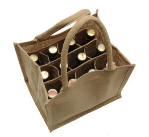 Image du produit Sac en jute 12 bouteilles - 33cl LONGNECK
