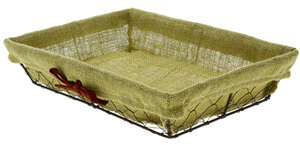 Image du produit Corbeille Métal + jute