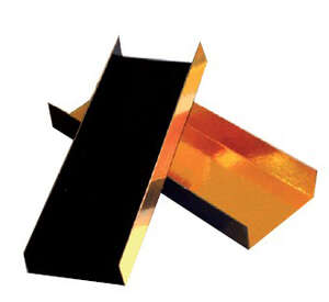 Image du produit Fond plié Or/Noir 380 Gr/m²