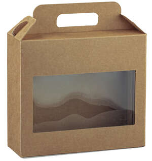 Image du produit Valisette carton avec fenêtre biodégradable