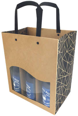 Image du produit Sac kraft pour 4 ou 6 bières
