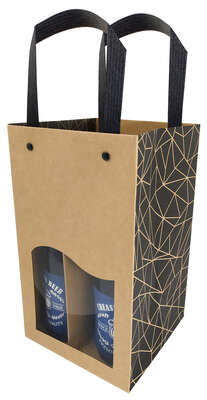 Image du produit Sac kraft pour 4 ou 6 bières