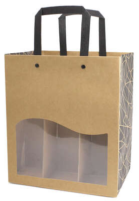 Image du produit Sac kraft pour 4 ou 6 bières