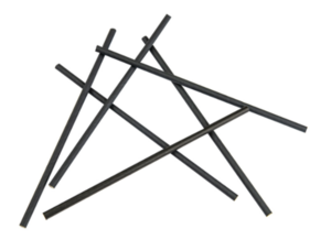 Image du produit 250 Pailles noires en papier 