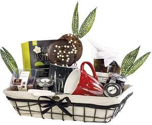 Image du produit Corbeilles métal noir/tissu