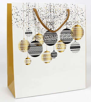 Image du produit Sac kraft Boules de Noël