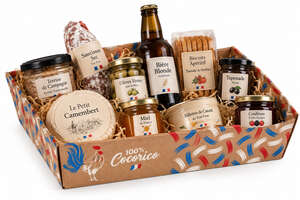 Image produit Corbeille "100% Cocorico"