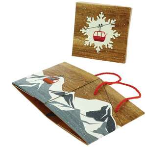 Image du produit Boite carrée pliante chalet 