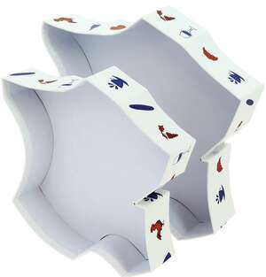 Image du produit Lot de 2 Corbeilles carton 