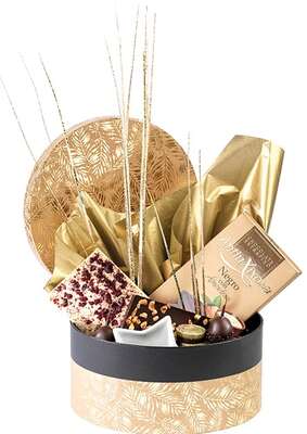Image produit Coffret rond kraft tropique