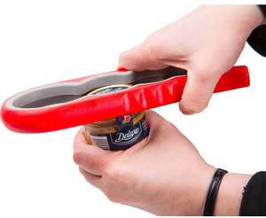 Image du produit Ouvre bocal rouge et gris