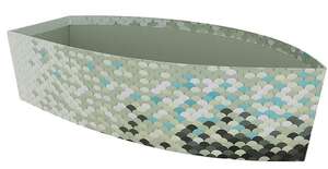 Image du produit Corbeille carton bateau écailles