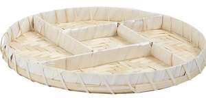 Image du produit Corbeille à compartiments en bambou