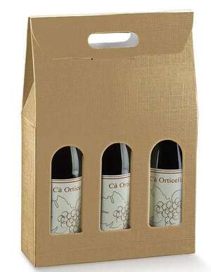 Image du produit Coffret Carton Or 2 et 3 bouteilles