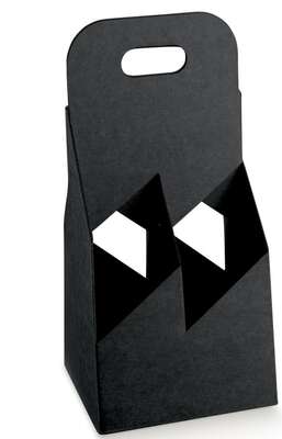 Image du produit Carton porte-bouteille 4 bières Noire