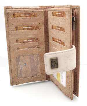 Image du produit Portefeuille en liège beige 