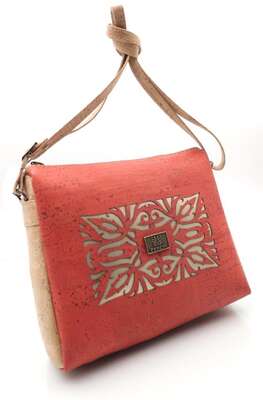 Image du produit Sac à main en liège rouge 