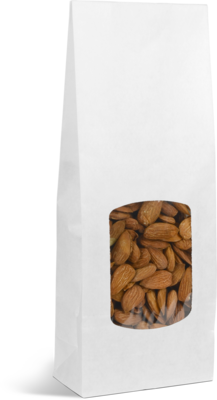 Image du produit Sac fond sos avec fenêtre blanc