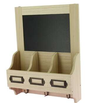 Image du produit Rangement 3 casiers avec ardoise 