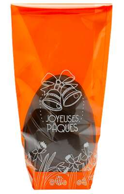 Image du produit 100 Sachets Cloche de Paques Orange 