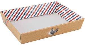 Image produit Corbeille Carton Rectangulaire Kraft " Gallus"