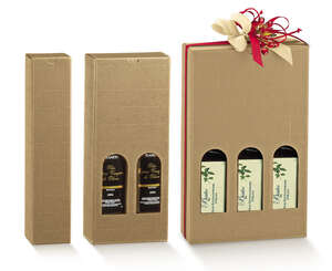 Image du produit Coffret carton huile d'olive hauteur 32cm
