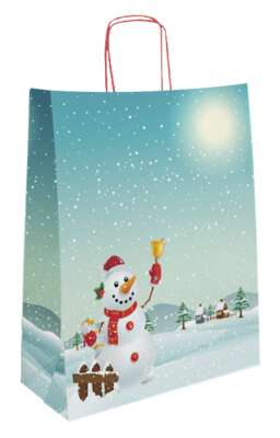 Image produit Sac Papier " Christmas Snowman"
