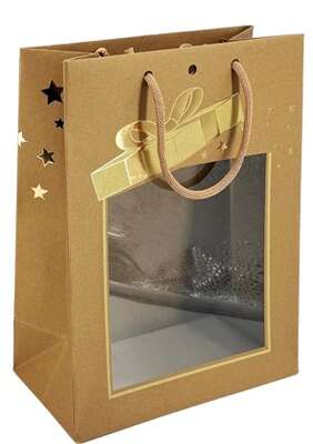 Image produit Sac fenêtre " Monsieur Lupin Or"