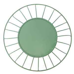Image du produit Corbeille metal Verte ronde Sauvage