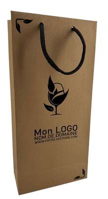 Image du produit Sacs kraft Naturel avec impression