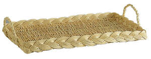 Image du produit Plateau osier blanc 
