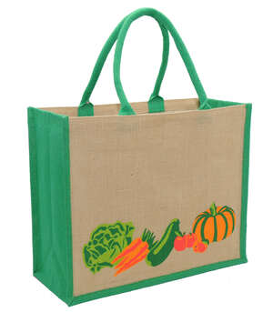 Image du produit Sac en toile de jute impression 