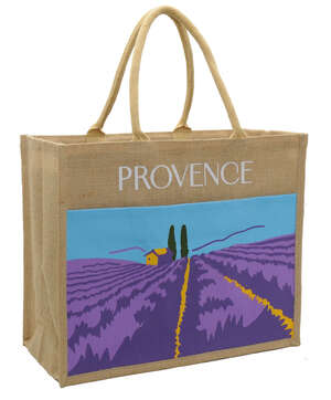Image du produit Sac en toile de jute impression 